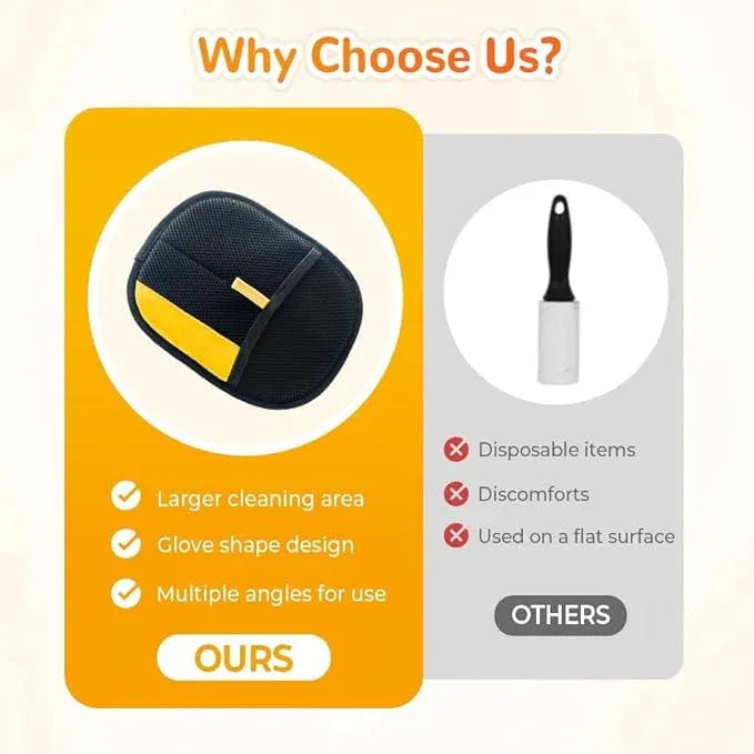 ๐พ Pet Hair Remover Glove โ Easy Grooming for Dogs & Cats