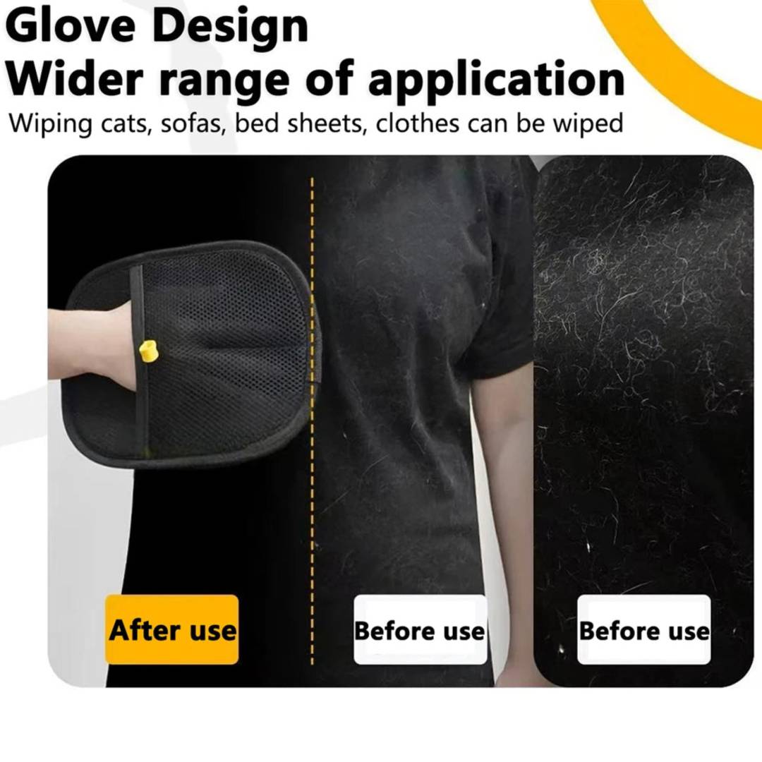 🐾 Pet Hair Remover Glove – Easy Grooming for Dogs & Cats